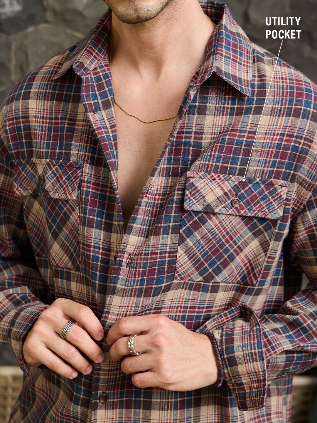 Cotton Linen Checks: Terrain Cotton Linen Shirts