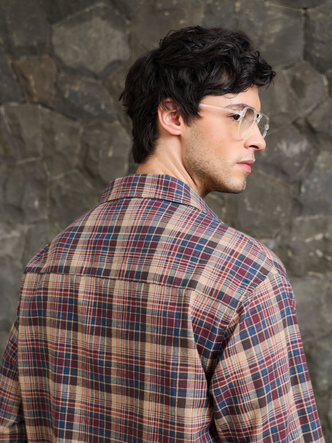Cotton Linen Checks: Terrain Cotton Linen Shirts