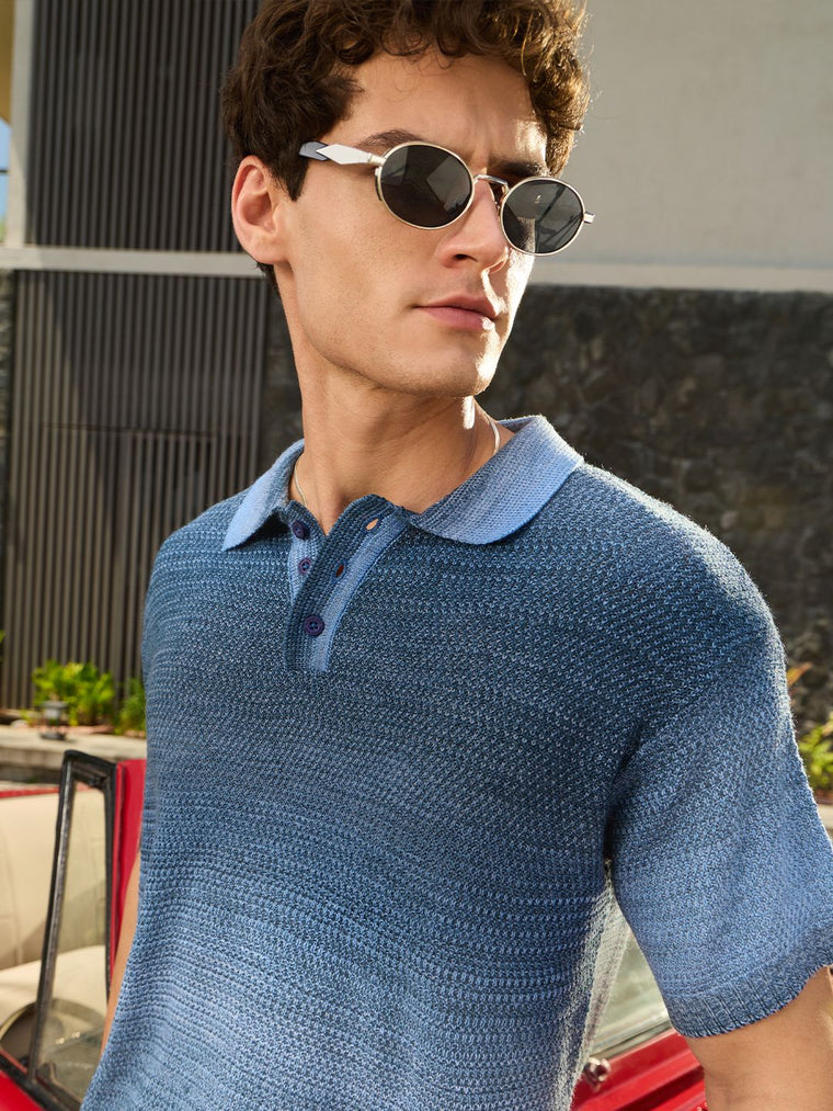 Everyday Polo: Slate Textured Polos
