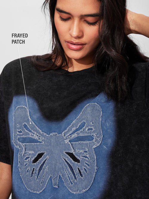 TSS Originals: Butterfly Dreams Women Oversized T-Shirts