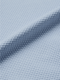 Popcorn: Pastel Blue Zipper Polos