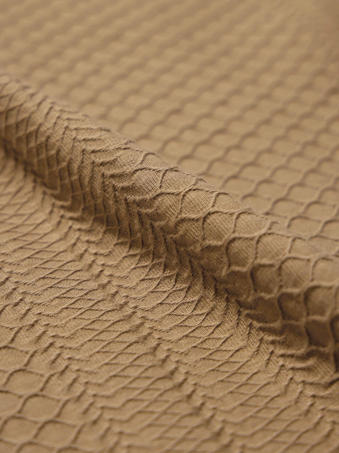 Textured Polo: Cinnamon Oversized Polos