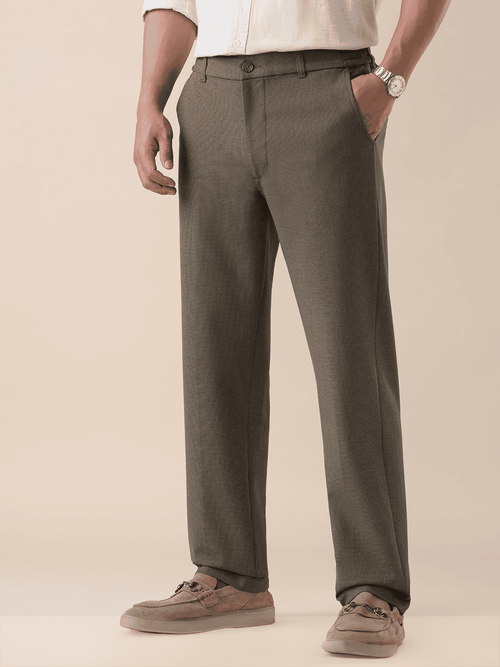 Super Pants: Latte (Classic Fit) Men Super Flex Pants