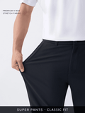 Super Pants: Midnight Blue (Classic Fit) Men Super Flex Pants