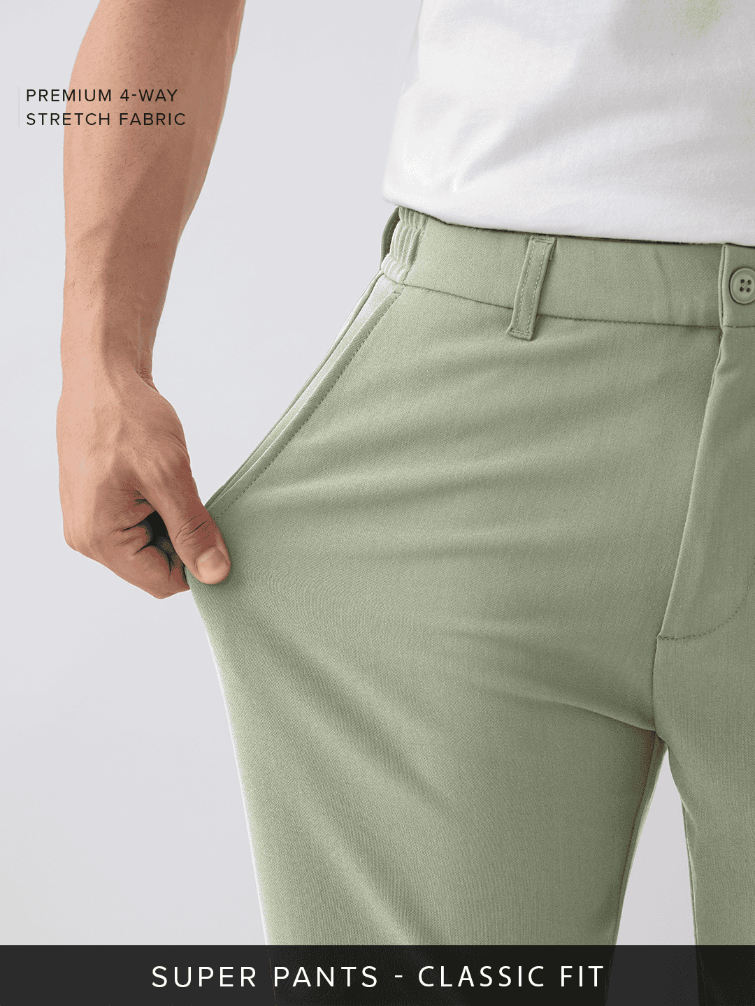 Super Pants: Forest Trail (Classic Fit) Men Super Flex Pants