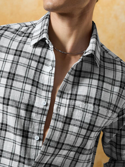 Checks Shirt: Monotone Men Relaxed Shirts