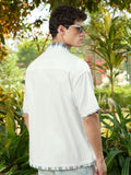 Relaxed-Fit Shirt: Ivory Men Relaxed Shirts