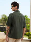 Zipper Shirt: Desert Sage Oversized Shirts
