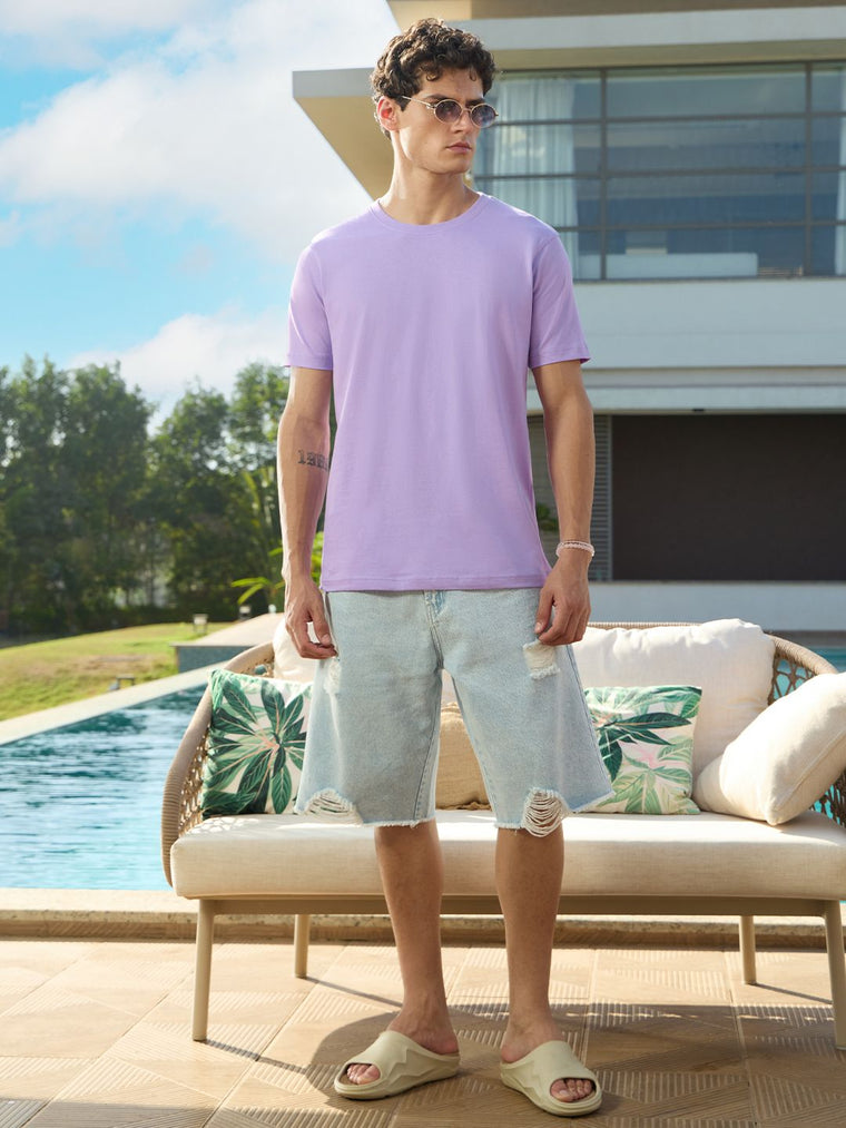 Solids: Deep Lavender T-Shirts