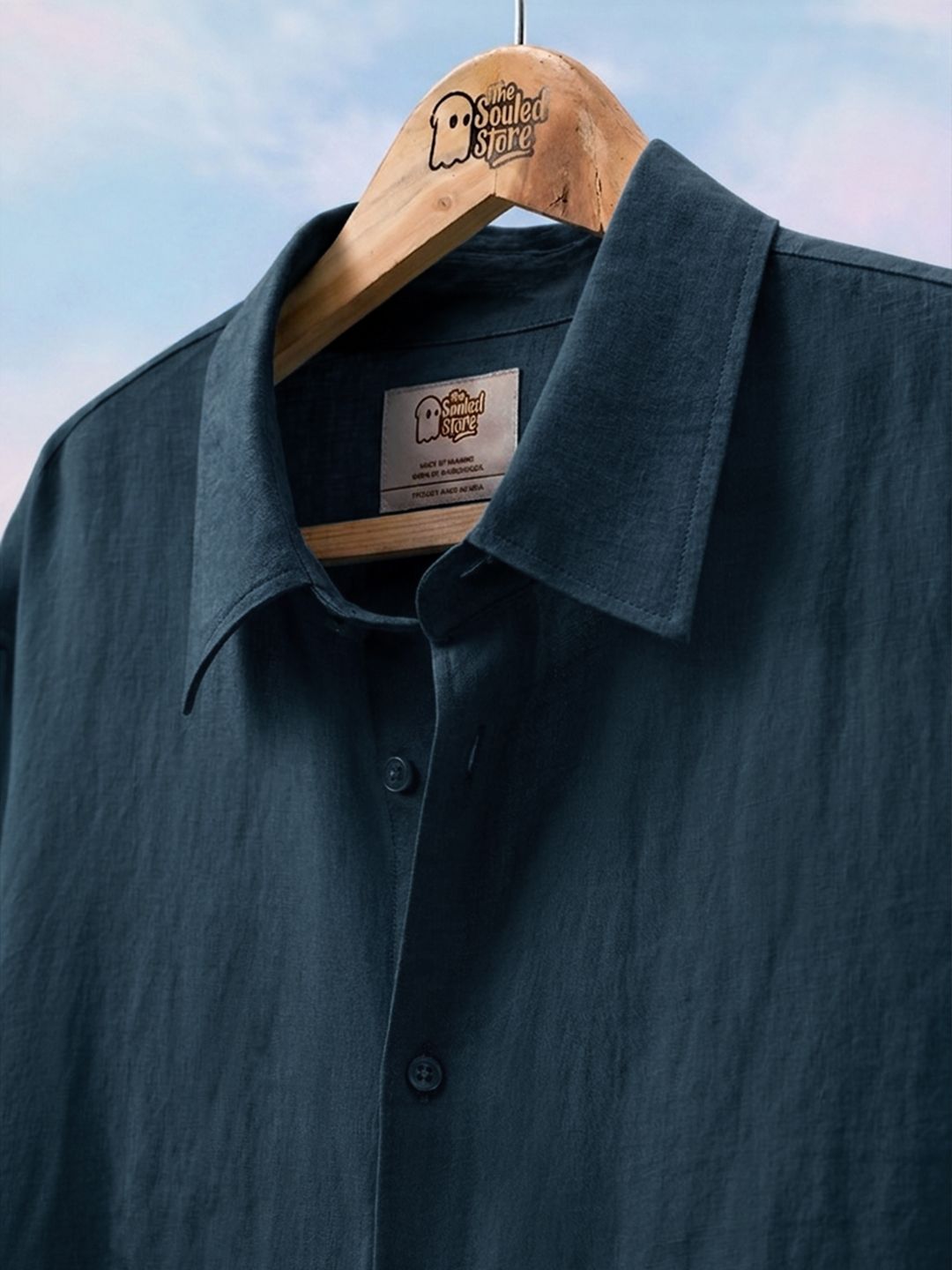 Luxe Linen Shirt: Midnight Blue 100% Linen Shirts