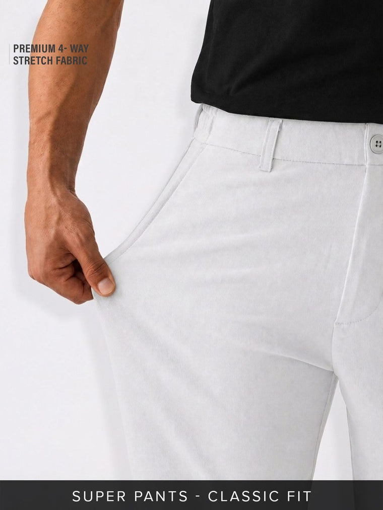 Super Pants: Urban Ash (Classic Fit) Men Super Flex Pants