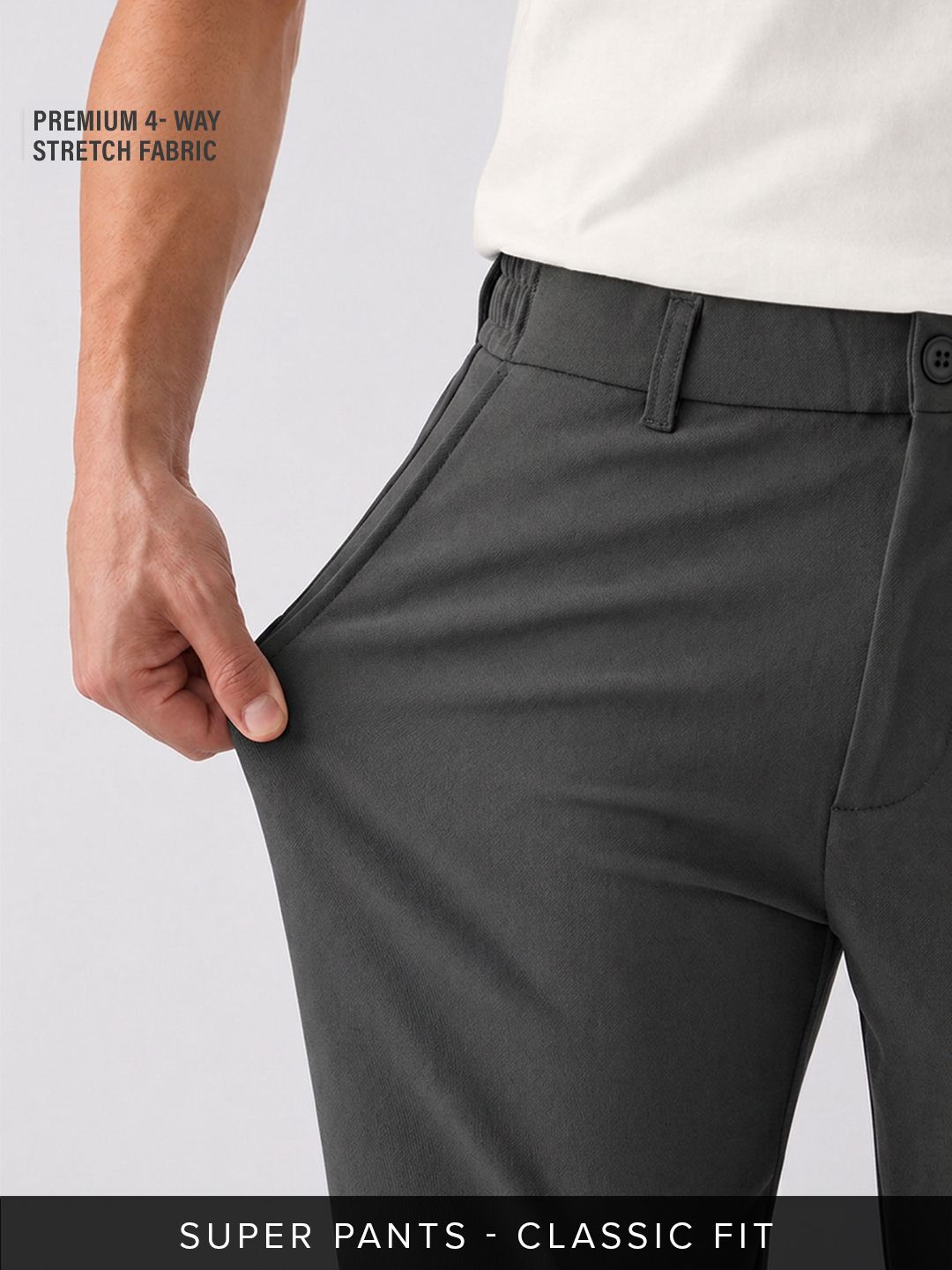 Super Pants: Anchor (Classic Fit) Men Super Flex Pants