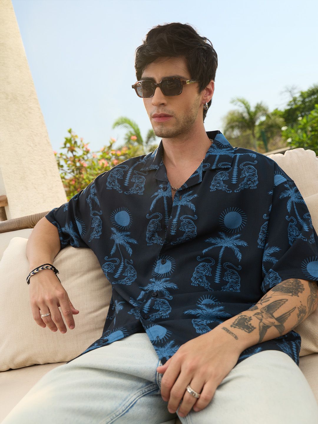 Oversized Shirt: Tiger Oversized Shirts