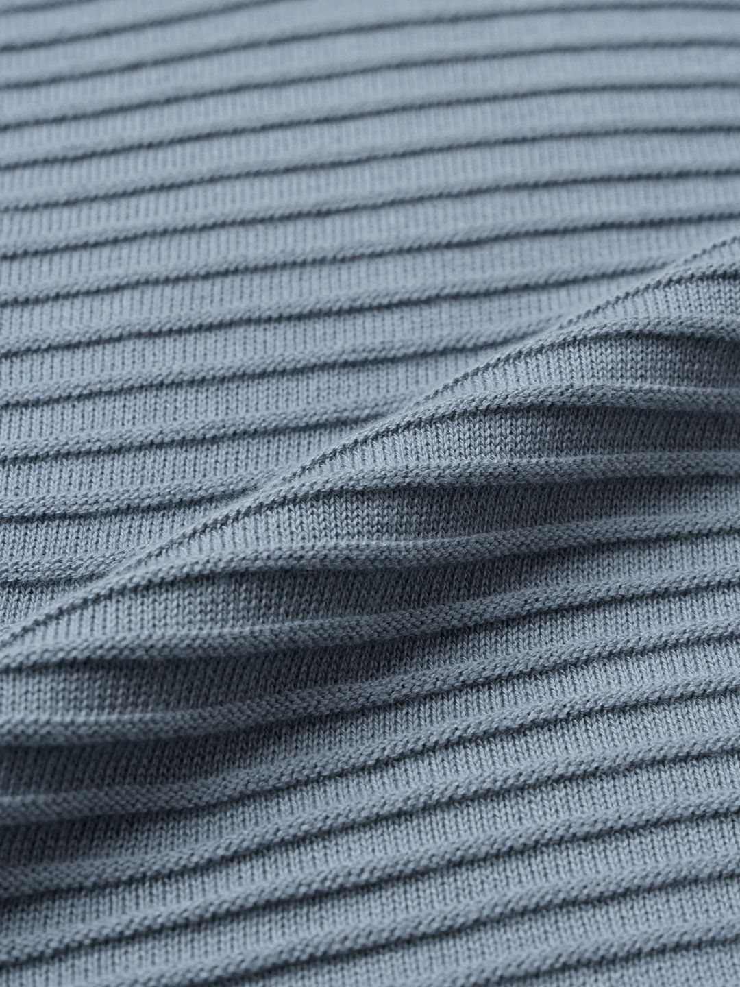 Textured Flatknit: Azure Textured Polos
