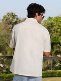 Utility Zipper Shirt: Off-White Oversized Shirts
