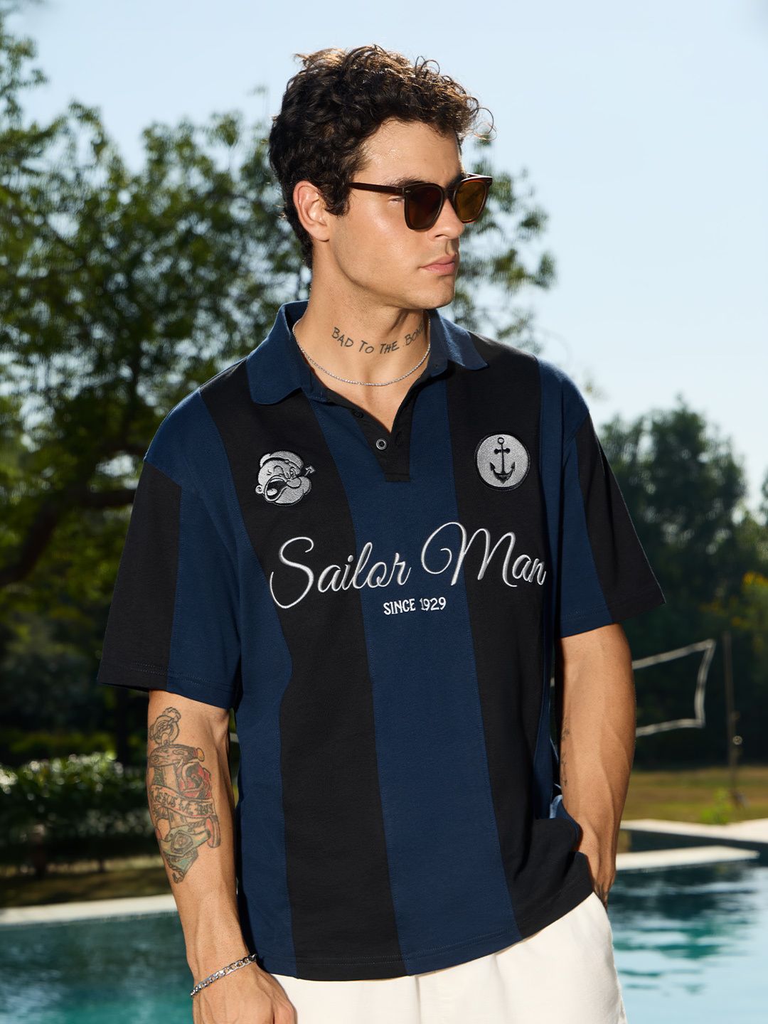 Popeye: Sailor Man Oversized Polos