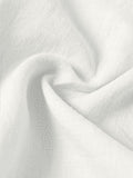 Luxe Linen Shirt: Cloud White 100% Linen Shirts