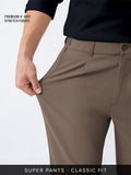 Super Flex Pants: Sienna Brown Men Super Flex Pants