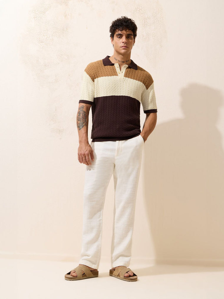 Flat Knit Polo: Magnum Textured Polos
