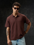 Popcorn Polo: Dark Chocolate Textured Polos