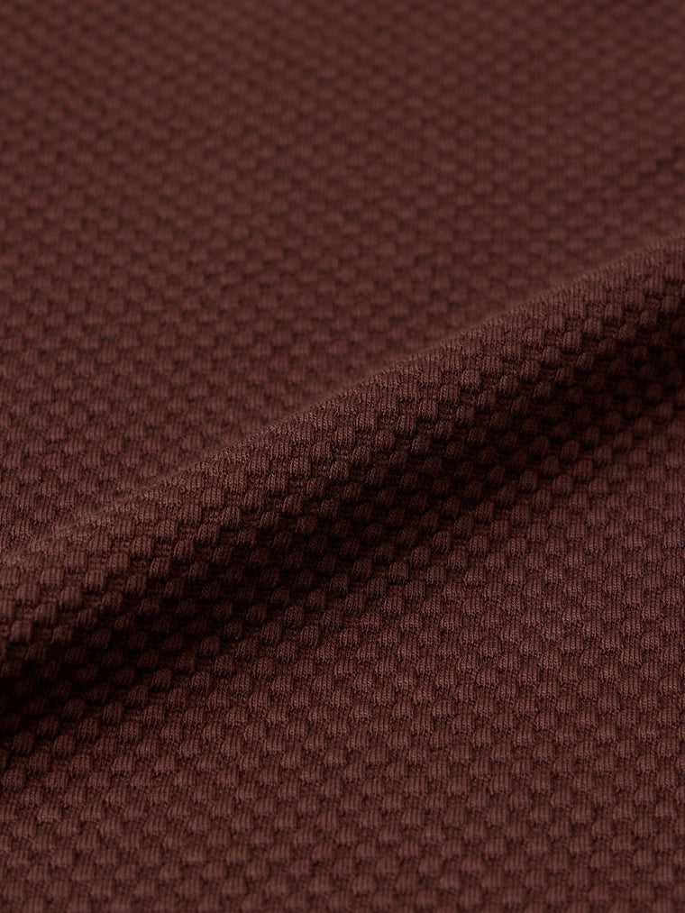 Popcorn Polo: Dark Chocolate Textured Polos