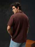 Popcorn Polo: Dark Chocolate Textured Polos