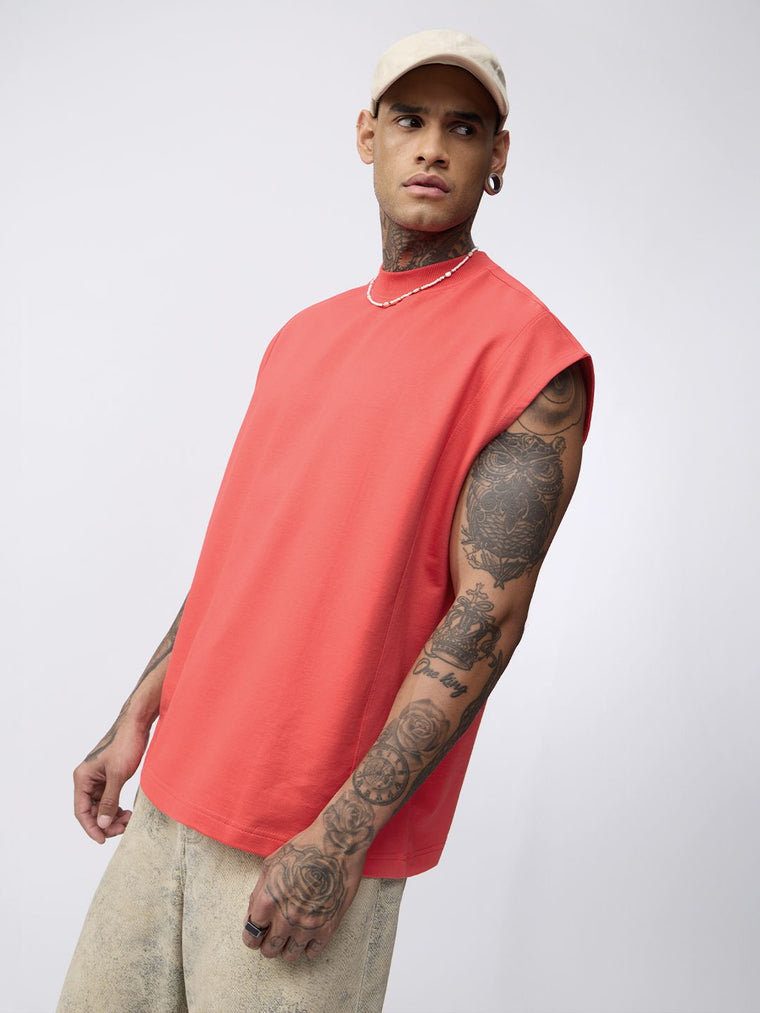 Oversized Vest: After Glow Easy Fit Vests