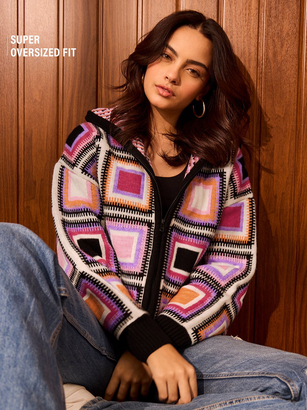 TSS Originals: Prismatic Women Super Oversized Sweaters