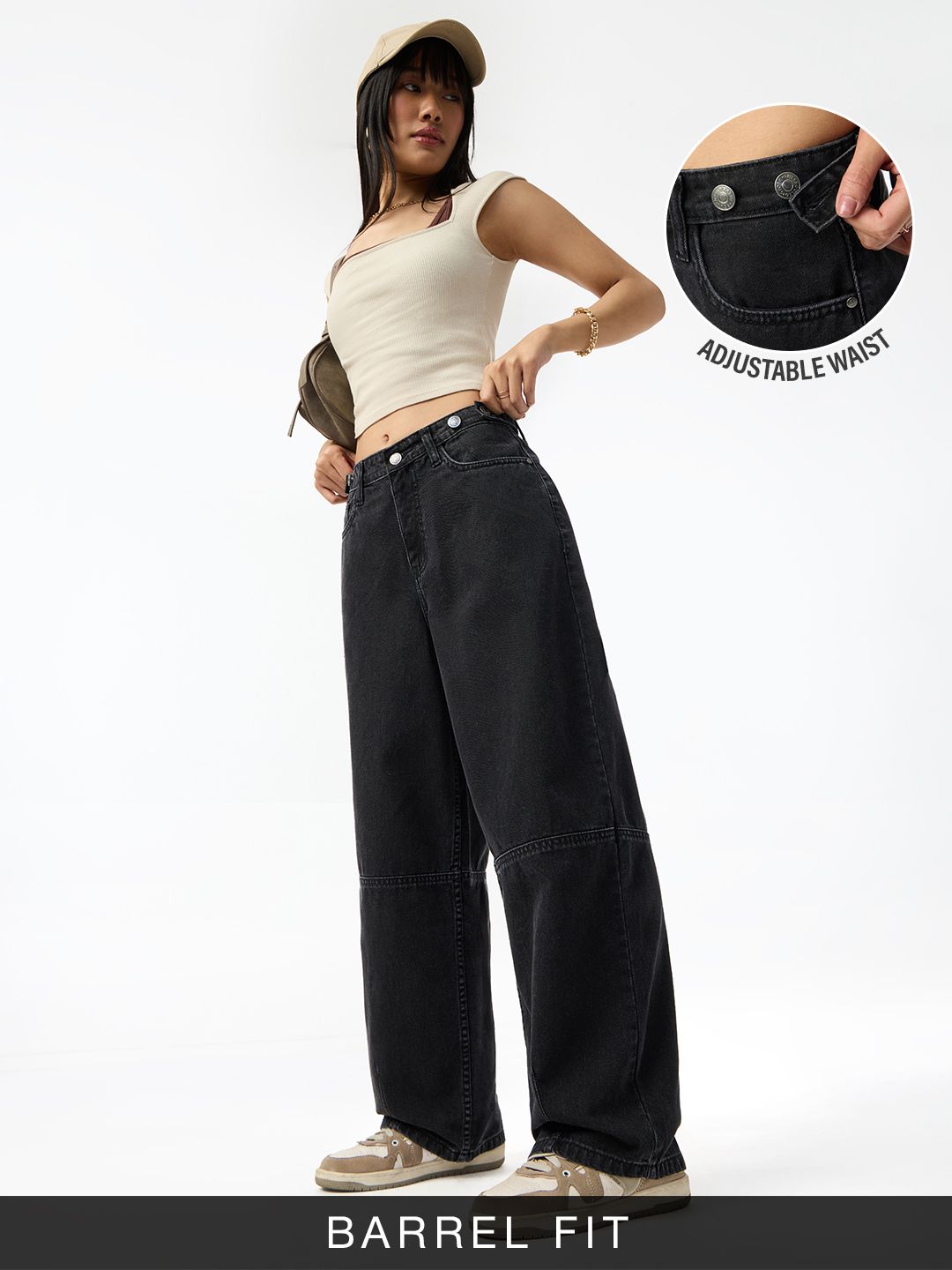 Barrel-Fit Denim: Lexa Women Barrel Denims
