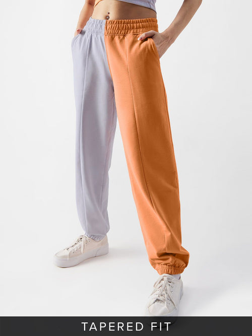 Easy Jogger: Sunset Hues Women Cinched Joggers