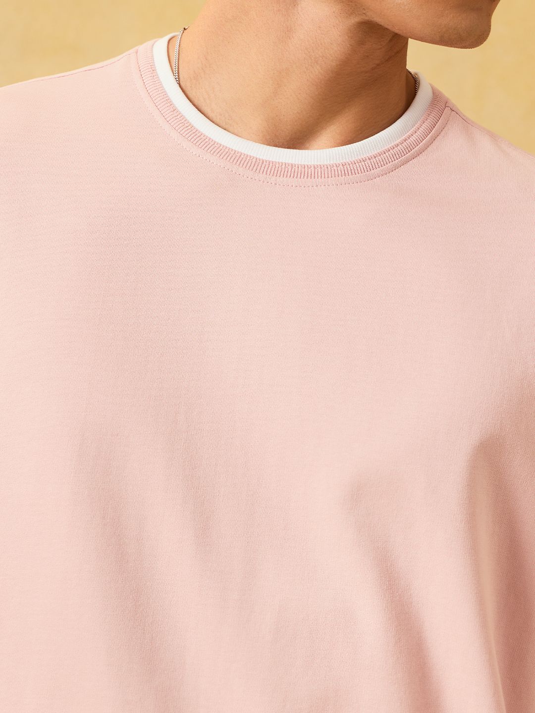 Ringer T-shirt: Rose Wine Oversized T-Shirts