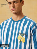 Striped T-Shirt: Squeeze The Day Oversized T-Shirts