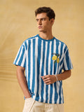 Striped T-Shirt: Squeeze The Day Oversized T-Shirts