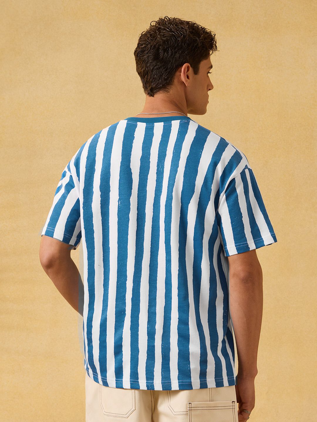 Striped T-Shirt: Squeeze The Day Oversized T-Shirts