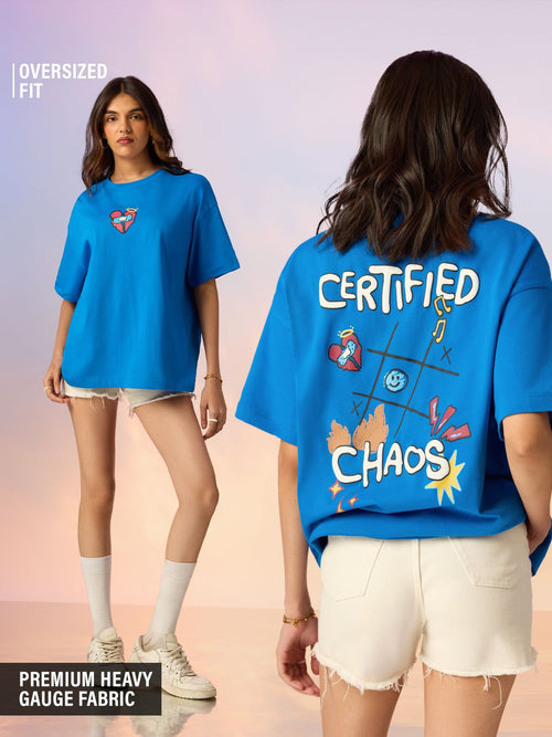 TSS Originals: Certified Chaos Women Oversized T-Shirts