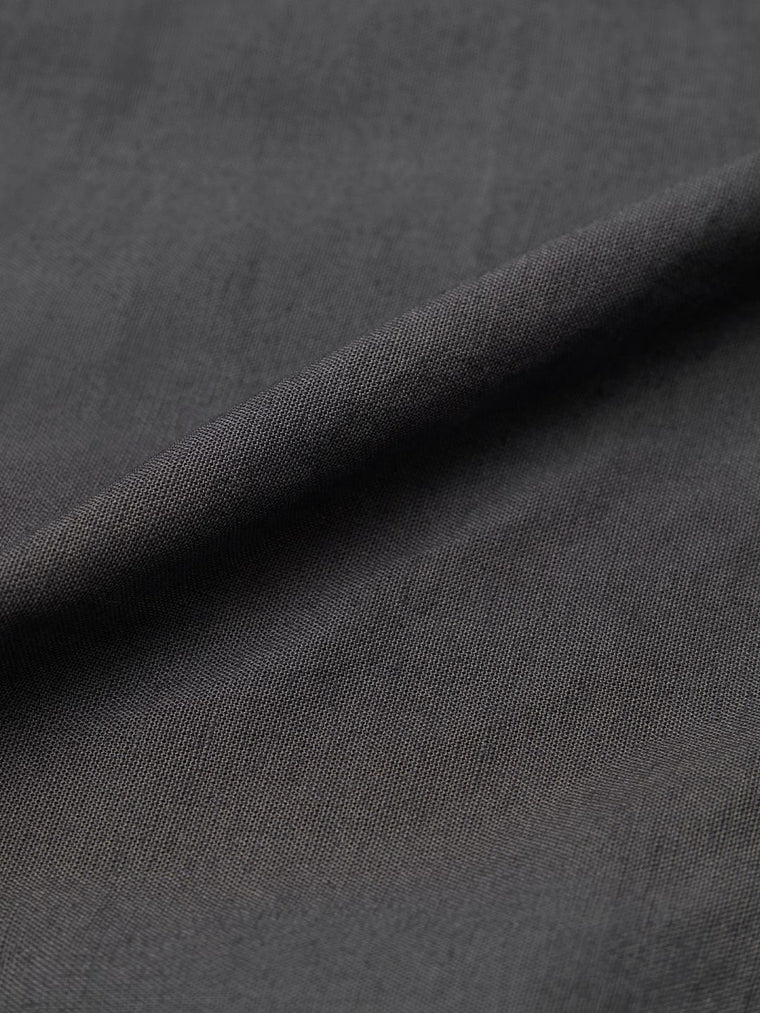 Cotton Linen: Charcoal Cotton Linen Shirts