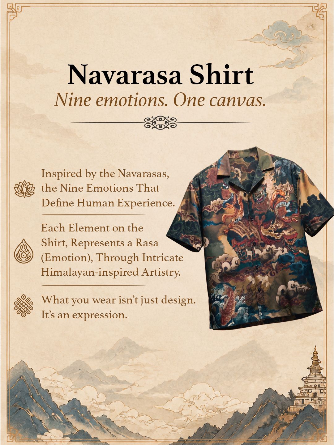 Designer Shirt: Navrasa Holiday Shirts