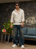Cotton Linen: Dog Walker Cotton Linen Shirts