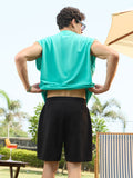 Bermuda Shorts: Jet Black Men Bermuda Shorts