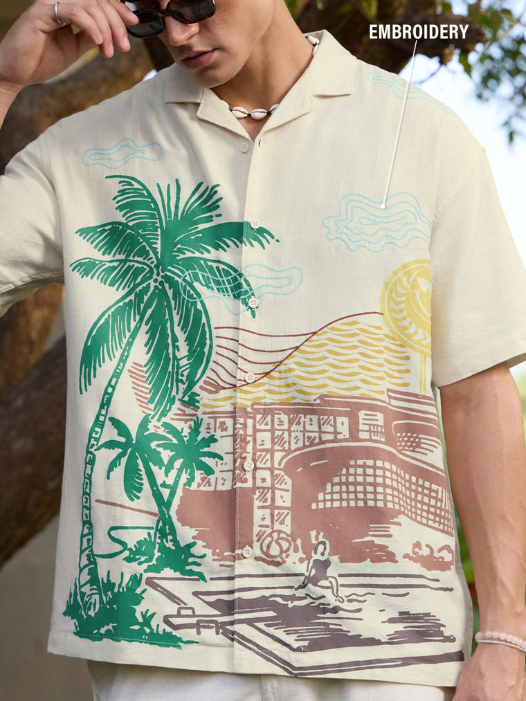S.W. Smiley: Vacation Oversized Shirts