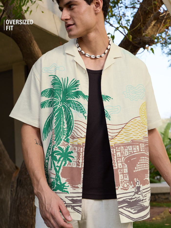 S.W. Smiley: Vacation Oversized Shirts