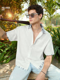 Relaxed-Fit Shirt: Ivory Men Relaxed Shirts