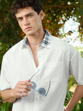 Relaxed-Fit Shirt: Ivory Men Relaxed Shirts