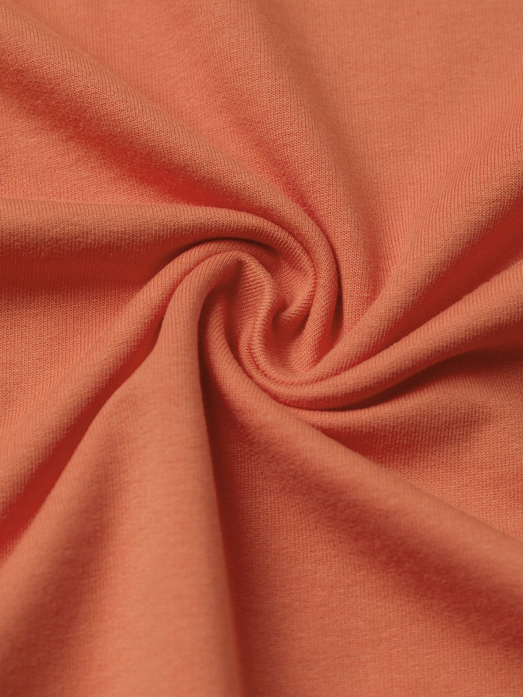 Solids: Sunset Orange Oversized T-Shirts