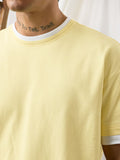 Ringer Tshirt: Flan Oversized T-Shirts