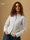Tailored Stripe Shirt: Ester Women Fitted Shirts