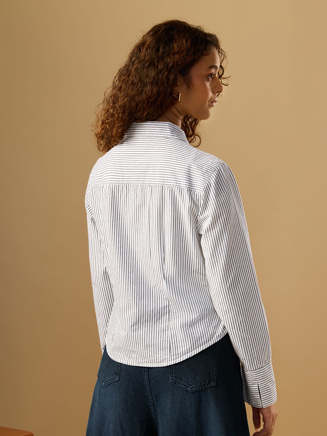 Tailored Stripe Shirt: Ester Women Fitted Shirts