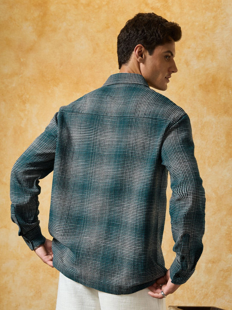 Textured Shirt: Clover Overshirts