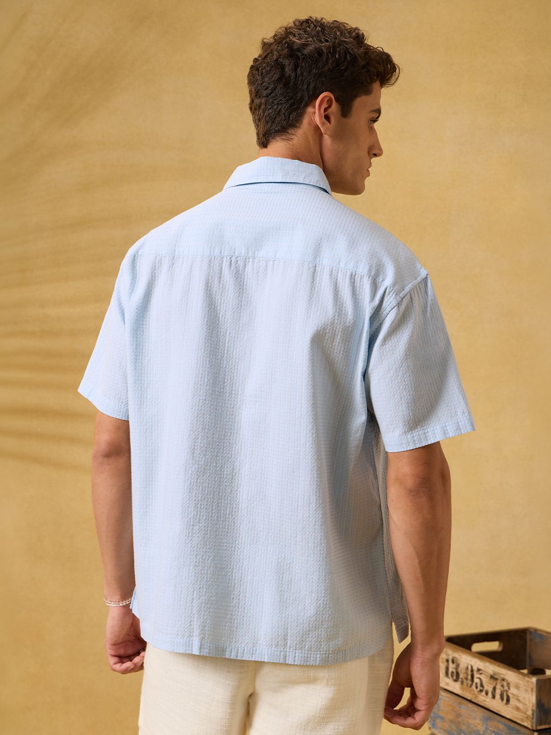 Textured Shirt: Meadow Men Textured Shirts