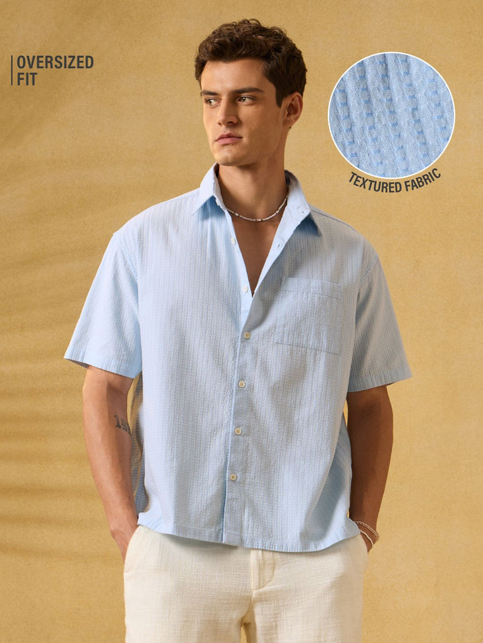 Textured Shirt: Meadow Men Textured Shirts